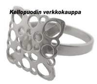 Liisa Vitali Pitsi 15 mm hopeinen sormus