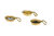 Kultainen Anneli - riipus vaaleansinisellä 6x8 mm kivellä HKRI68