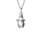 Lumoava x Moomin Muumipeikko hopeinen kaulakoru 42/45 cm