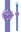 Color Blast Lilac Flik Flak - lila kangasranteinen kello lapselle