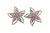 Eksoottinen kukkakorvakoru vaaleanpunainen STB155-6