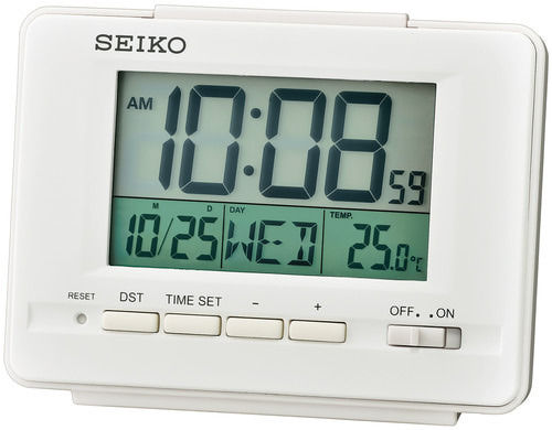 Seiko digitaalinen herätyskello, kalenteri ja lämpömittari*